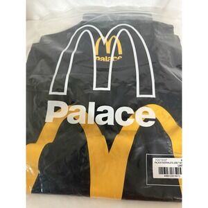 Palace x McDonald's Logo Tee Black Size L New In Bag Shirt